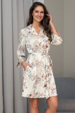 Mia-Amore Eden 5174 халат на пуговицах из смесового шелка