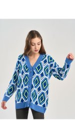 Кардиган ромбы Melle 8104