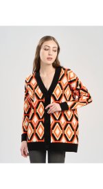 Кардиган ромбы Melle 8104