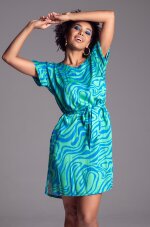 Короткая туника из вискозы и шелка Mia-Amore Seville 5061