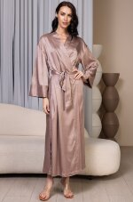 Mia-Amore Florence 2359 длинный халат из искусственного шелка