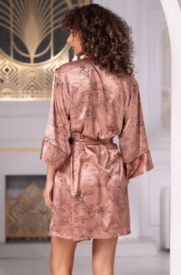 Mia-Amore Sienna 9133 шелковый халат цвета золотая роза