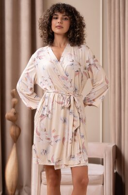 Mia-Amore Nymphea 5843 халат из трикотажной вискозы