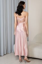 Mia-Amore Anabella 4824 длинная шелковая сорочка в пастельных тонах