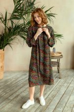 Туника длинная из вискозы Mia-Mia Reina 16475