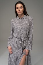 Mia-Amore Damask 5369 рубашка-халат из вискозного полотна