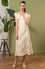 Mia-Amore Ilona 7548 длинное платье-туника из жаккардового полотна