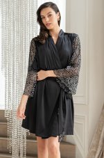 Халат из искусственного шелка Mia-Amore Misty 7263
