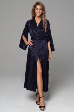 Mia-Amore Anora 4809 длинный халат из жаккардового полотна