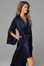 Mia-Amore Anora 4809 длинный халат из жаккардового полотна