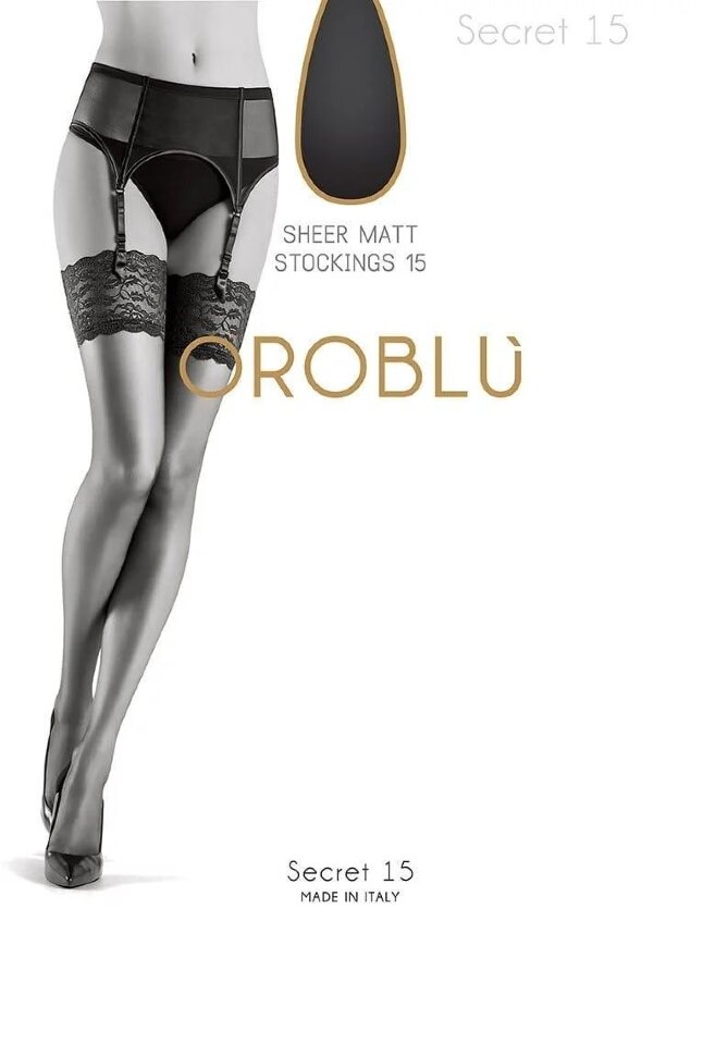 Чулки для ношения с поясом Oroblu Secret 15