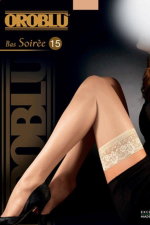 Чулки классические на силиконе Oroblu Bas Soiree 15