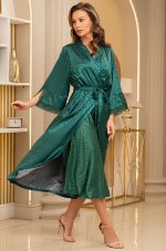 Однотонный длинный халат Mia-Amore Joanna 7319