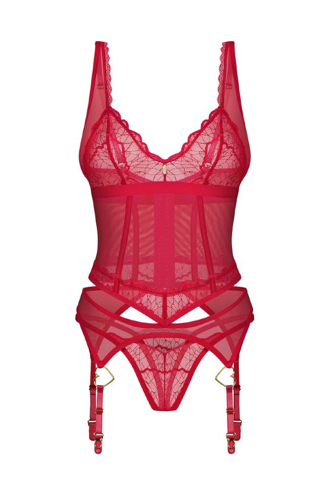 Obsessive Cupide Desir комплект из корсета и стрингов