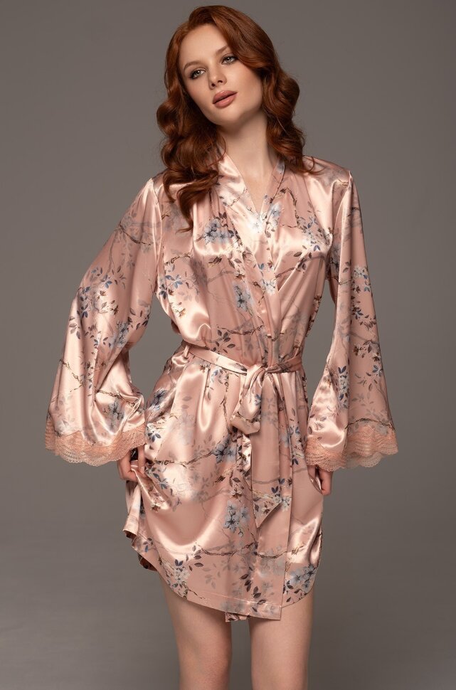 Mia-Amore Fiora 4643 халат с рисунком сакуры