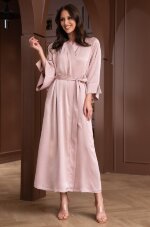 Mia-Amore Smoky Rose 9019 длинный шелковый халат