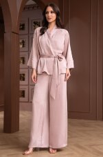 Mia-Amore Smoky Rose 9015 брючный комплект из шелка и вискозы