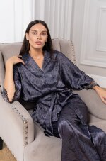 Mia-Amore Aletta 4446 шелковый комплект с жакетом на пуговицах