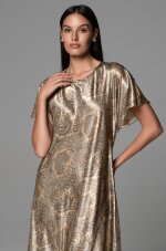 Mia-Amore Dalia 4808 длинная шелковая сорочка с рукавом