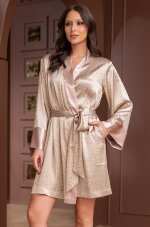 Mia-Amore Belinda 9083 короткий халат в пастельных тонах